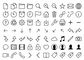 280 Slim Simple iOS7 Icons Vector Pack FREE Stock Vector, stylish, modern, creative picture