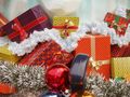 Colorful Christmas Gift Boxes FREE Stock Photo, gift boxes,  colorful,  patterns picture