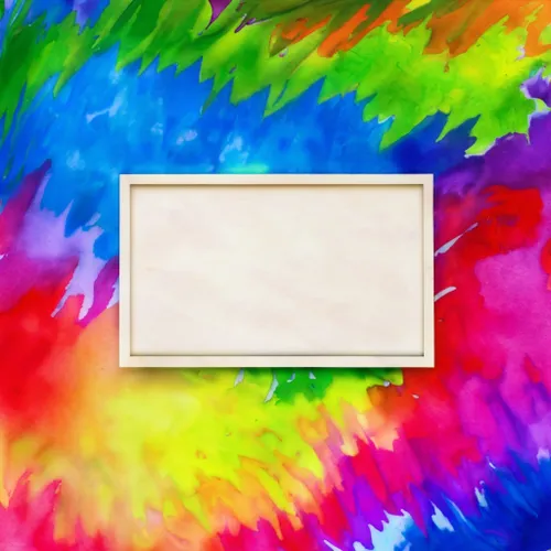 Colorful Art Mockup FREE Stock Photo, mockup,  template,  art picture