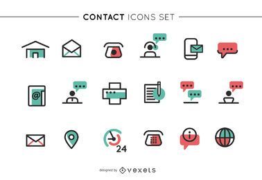 Contact Connect Icons Collection FREE Stock Icon, contact, connection, talk picture