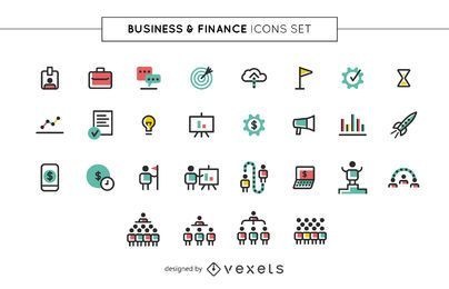 Corporate Finance Icons Set FREE Stock Icon, company, communication, hour glass picture
