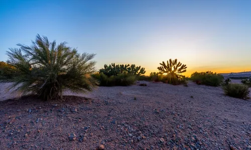 Free Desert Sunset Serenity stock image to download Desert Sunset Serenity FREE Stock Photo, desert, sunset, landscape picture