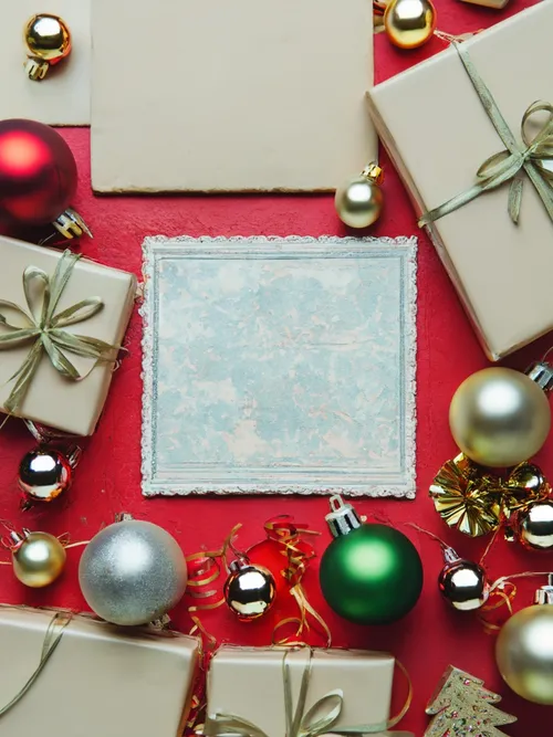 Festive Christmas Arrangement FREE Stock Photo, celebration, christmas, wallpaper picture