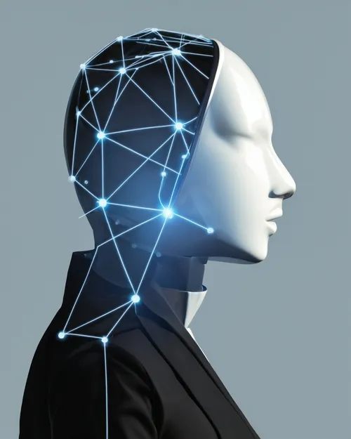 Futuristic AI Concept FREE Stock Photo, monochrome, AI, smart systems picture