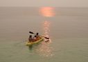 Free Kayaking at sunset in Roatan stock image to download Kayaking at sunset in Roatan FREE Stock Photo, kayak, roatan, honduras picture