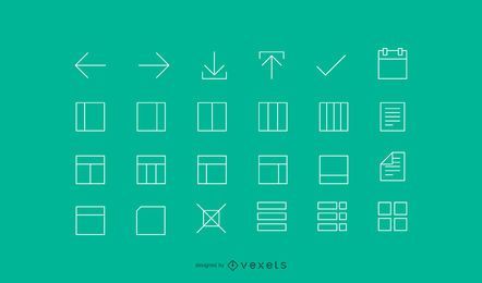 Line Icon Collection FREE Stock Icon, interface, line, icon picture