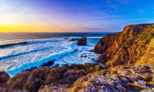 Free Serene Coastal Sunset stock image to download Serene Coastal Sunset FREE Stock Photo, coastal, sunset, ocean picture