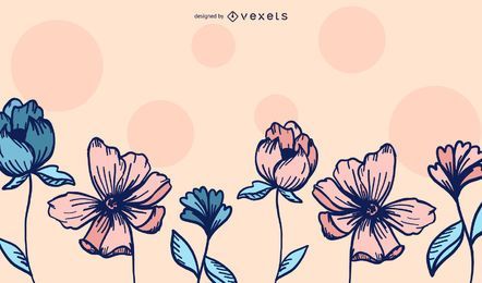 Free Vivid Floral Backdrop stock image to download Vivid Floral Backdrop FREE Stock Vector, flowers, wallpaper, spring picture