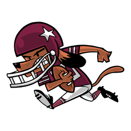 Brown Dog Football PNG Art FREE Stock Vector, animal, sports, ball picture