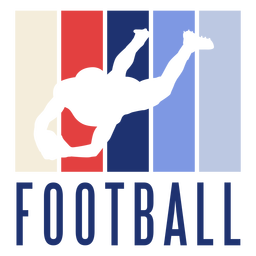 Football Player Emblem PNG Design FREE Stock Vector, football, badge, sport picture