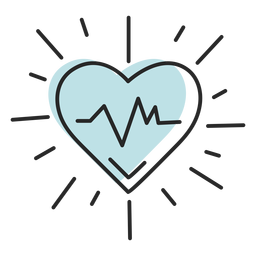 Vital Heart Care PNG Design FREE Stock Vector, heart disease, medical, healthcare picture